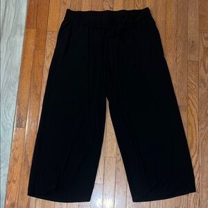 Philosophy Black Wide-Leg Pants